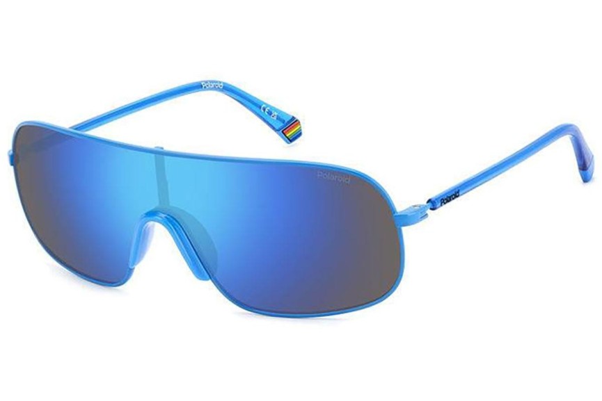 Okulary przeciwsłoneczne Polaroid PLD6222/S MVU/5X Polarized Pojedyncze | Shield Niebieskie