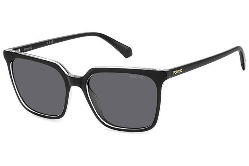 Okulary przeciwsłoneczne Polaroid PLD4163/S 7C5/M9 Polarized Pilotki (Aviator) Czarne