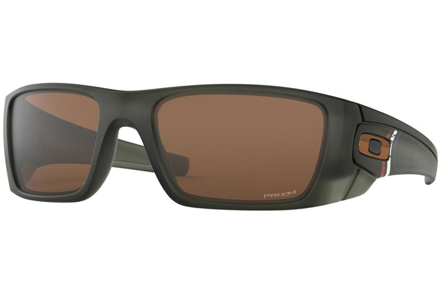 Okulary przeciwsłoneczne Oakley Fuel Cell OO9096-J7 Prostokątne Zielone