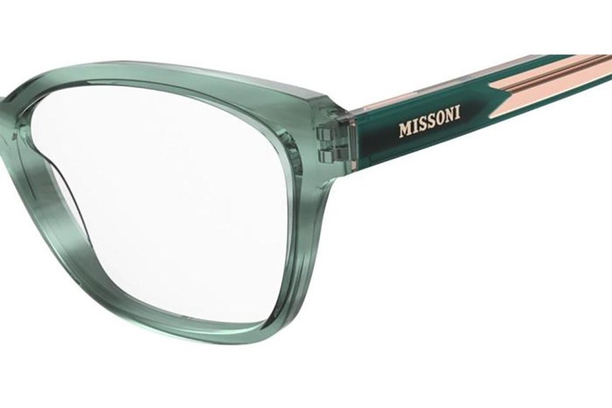 Okulary korekcyjne Missoni MIS0183 6AK Prostokątne Zielone