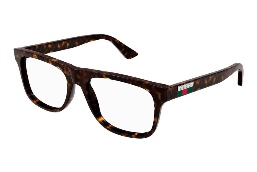 Okulary korekcyjne Gucci GG1117O 006 Kwadratowe Havana