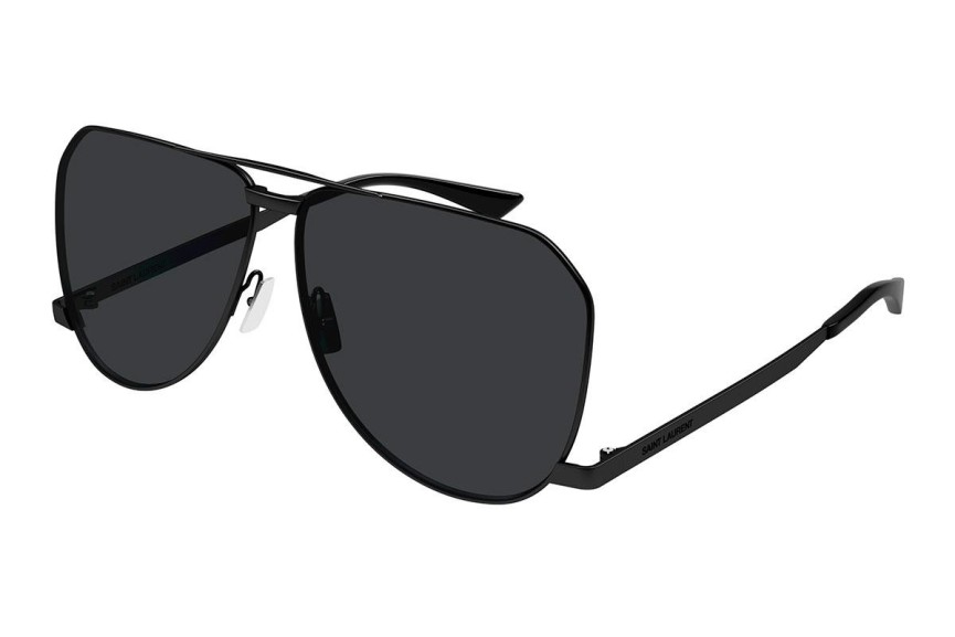 Okulary przeciwsłoneczne Saint Laurent SL690DUST 001 Pilotki (Aviator) Czarne