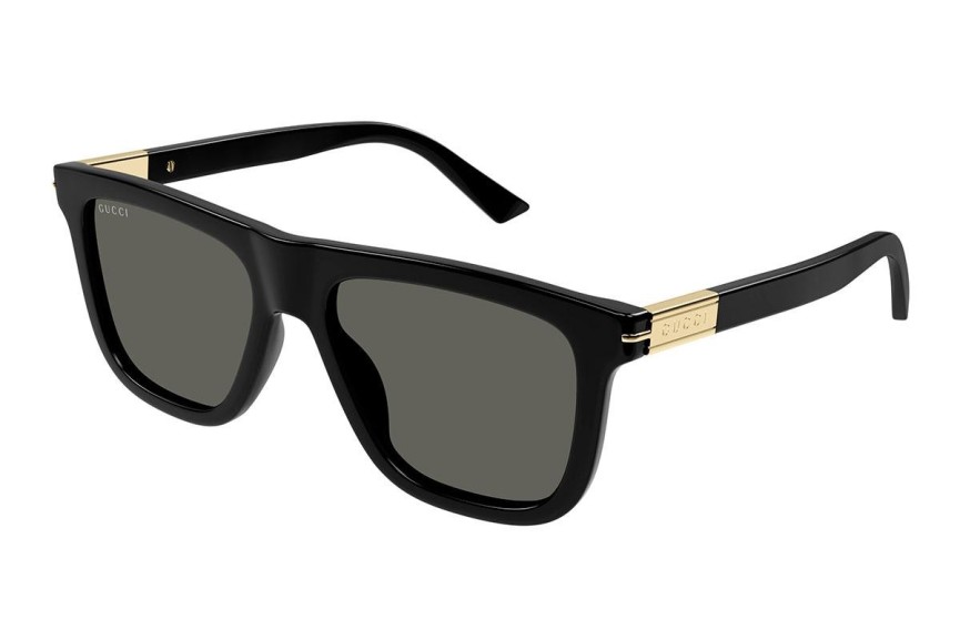 Okulary przeciwsłoneczne Gucci GG1502S 001 Kwadratowe Czarne