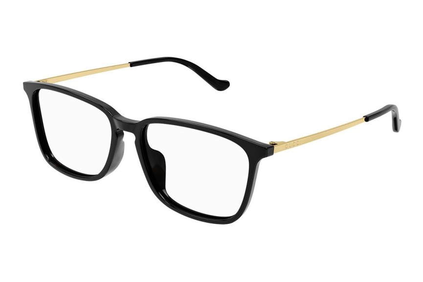 Okulary korekcyjne Gucci GG1609OA 001 Prostokątne Czarne