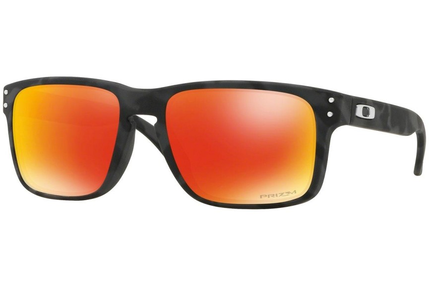 Okulary przeciwsłoneczne Oakley Holbrook OO9102-E9 PRIZM Kwadratowe Czarne