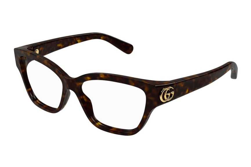 Okulary korekcyjne Gucci GG1597O 002 Kocie oczy Havana