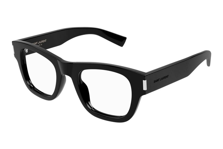 Okulary korekcyjne Saint Laurent SL698 001 Prostokątne Czarne