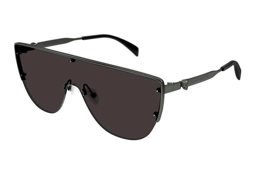 Okulary przeciwsłoneczne Alexander McQueen AM0457S 001 Pojedyncze | Shield Szare