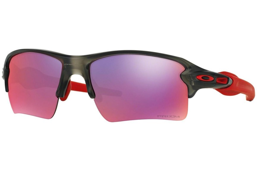 Okulary przeciwsłoneczne Oakley Flak 2.0 XL OO9188-04 PRIZM Prostokątne Szare