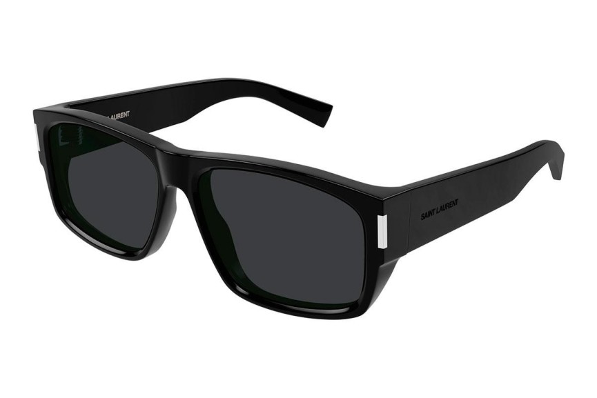 Okulary przeciwsłoneczne Saint Laurent SL689 001 Kwadratowe Czarne