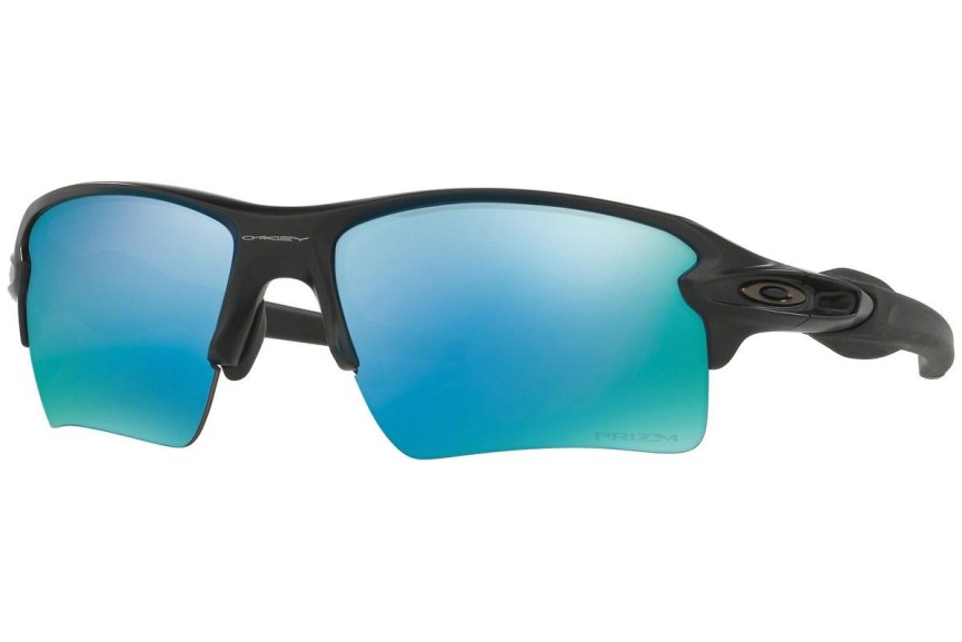 Okulary przeciwsłoneczne Oakley Flak 2.0 XL OO9188-58 PRIZM Polarized Prostokątne Czarne