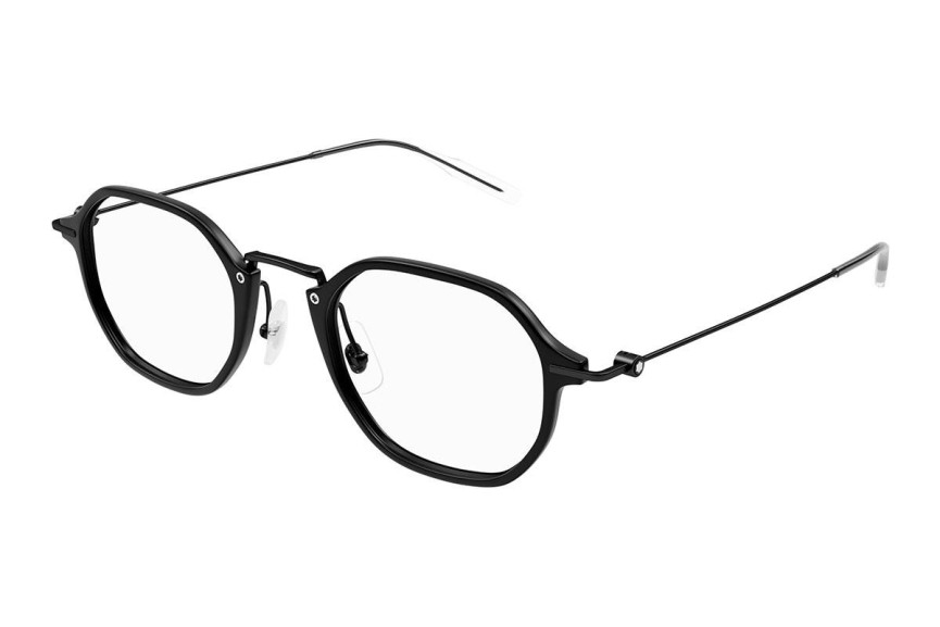 Okulary korekcyjne Mont Blanc MB0296O 005 Prostokątne Czarne