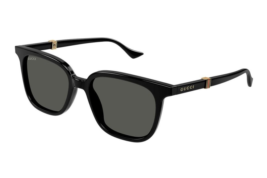 Okulary przeciwsłoneczne Gucci GG1493S 001 Kwadratowe Czarne