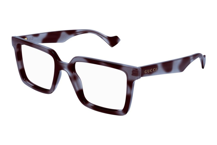 Okulary korekcyjne Gucci GG1540O 008 Kwadratowe Szare