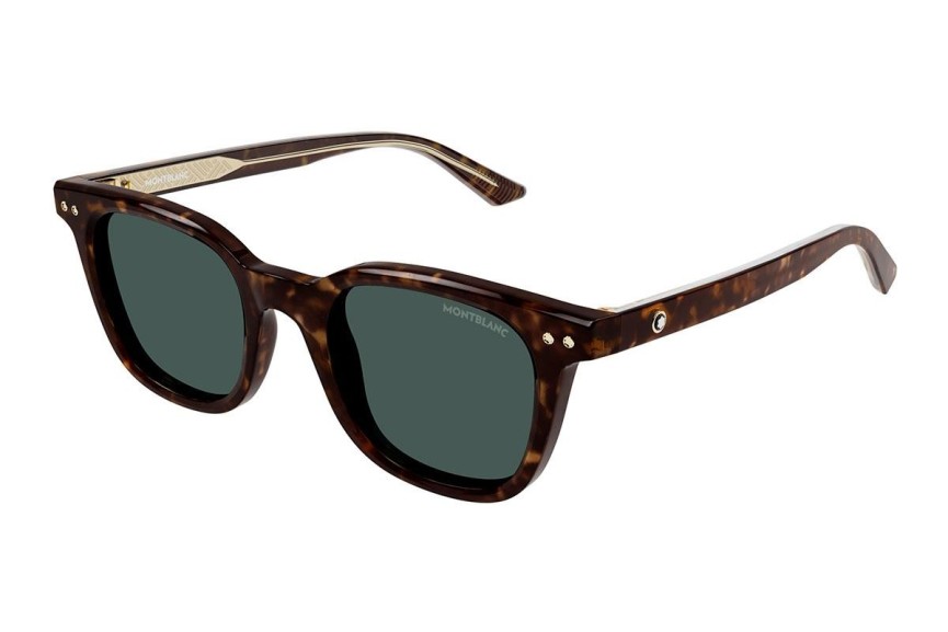 Okulary przeciwsłoneczne Mont Blanc MB0320S 002 Owalne Havana