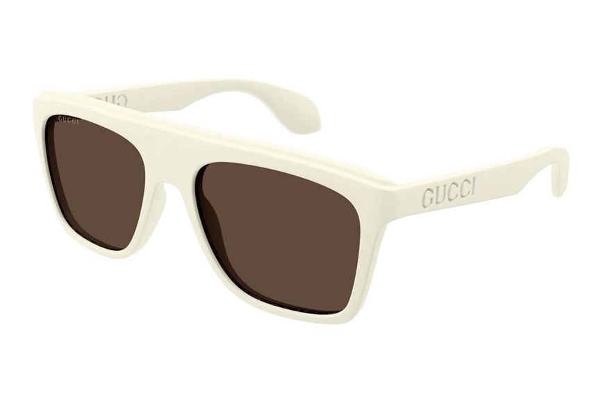 Okulary przeciwsłoneczne Gucci GG1570S 003 Prostokątne Białe