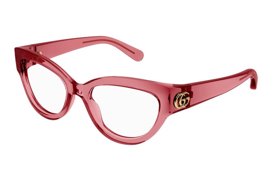 Okulary korekcyjne Gucci GG1598O 003 Kocie oczy Czerwone