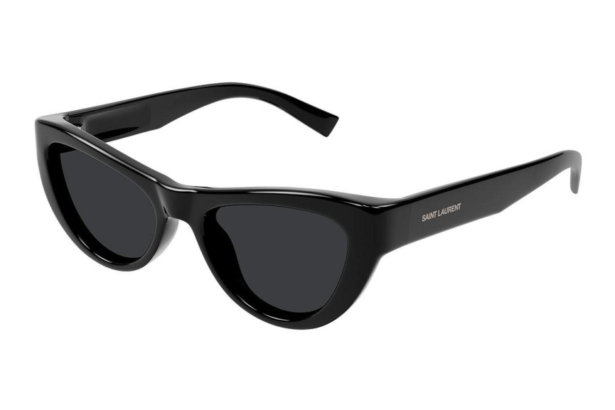 Okulary przeciwsłoneczne Saint Laurent SL676 001 Kocie oczy Czarne