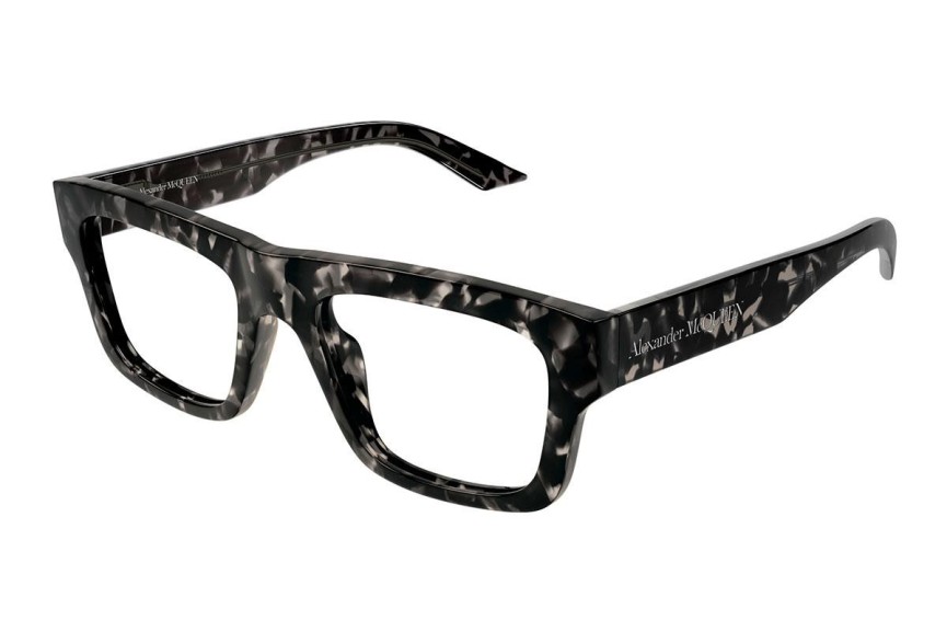 Okulary korekcyjne Alexander McQueen AM0452O 002 Prostokątne Havana