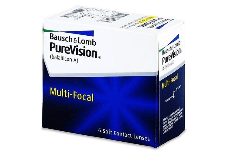 Soczewki kontaktowe Miesięczne PureVision Multi-Focal (6 soczewek)