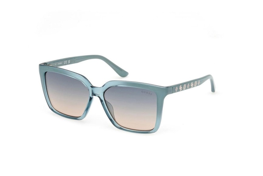 Okulary przeciwsłoneczne Guess GU00099 89W Kwadratowe Zielone