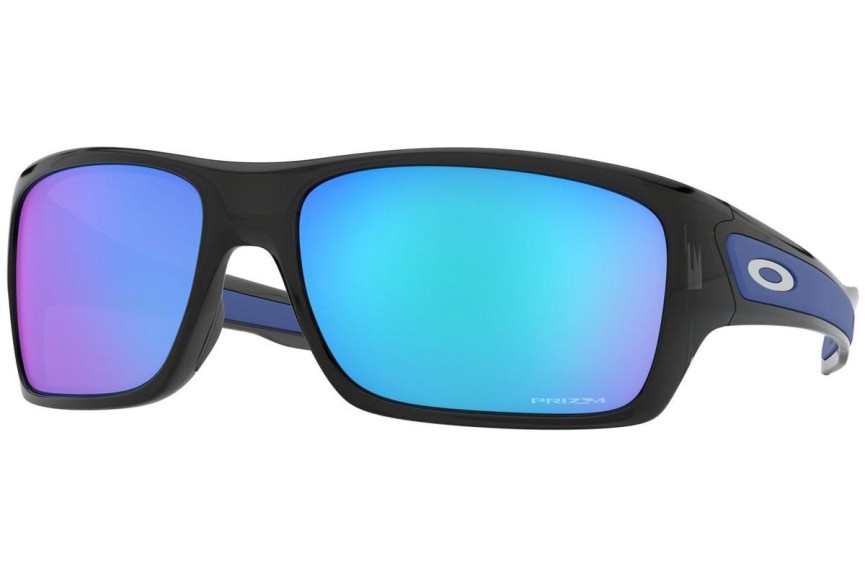 Okulary przeciwsłoneczne Oakley Turbine OO9263-56 PRIZM Prostokątne Czarne