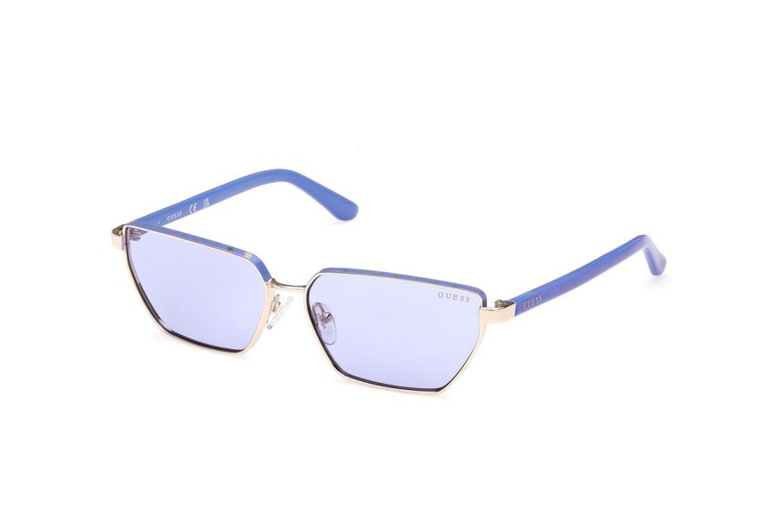 Okulary przeciwsłoneczne Guess GU00106 92V Prostokątne Złote