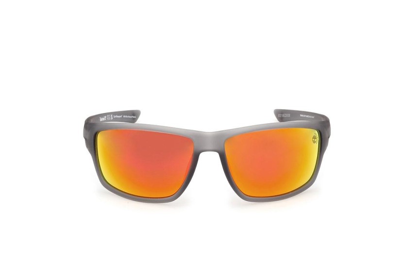 Okulary przeciwsłoneczne Timberland TB00003 20D Polarized Prostokątne Szare