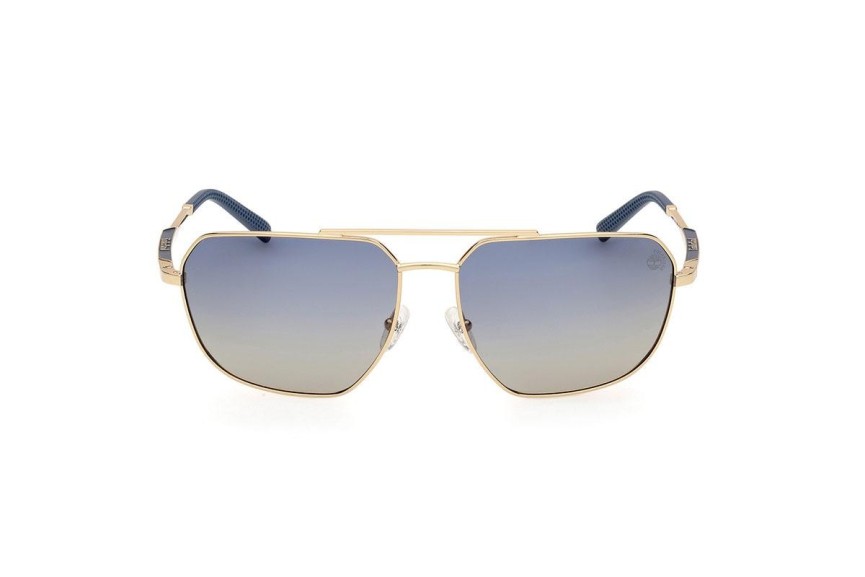 Okulary przeciwsłoneczne Timberland TB00009 32D Polarized Pilotki (Aviator) Złote