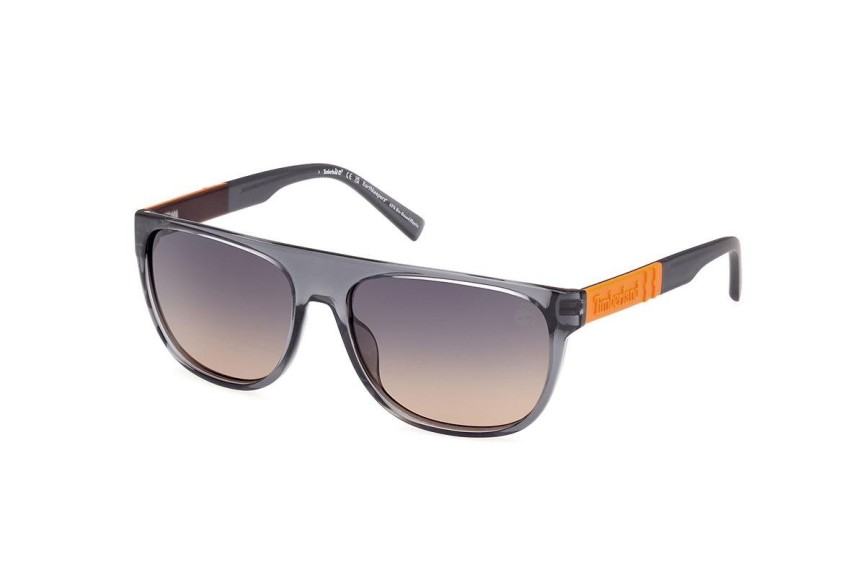 Okulary przeciwsłoneczne Timberland TB00004 20D Polarized Kwadratowe Szare