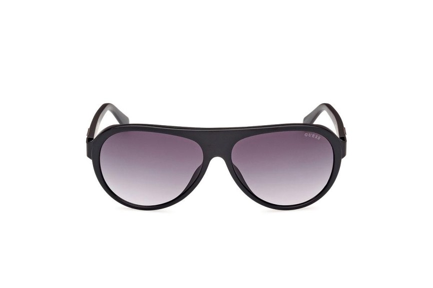 Okulary przeciwsłoneczne Guess GU00125 02B Pilotki (Aviator) Czarne