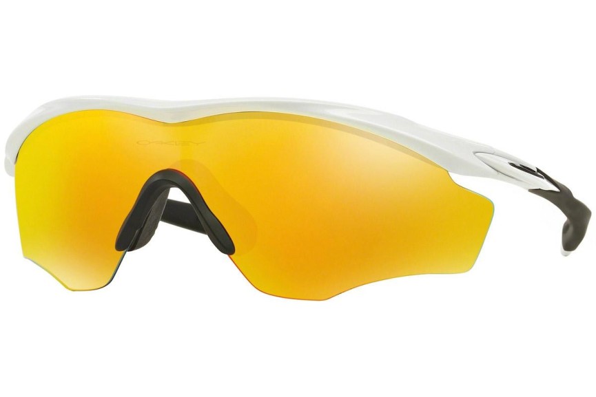 Okulary przeciwsłoneczne Oakley M2 Frame XL OO9343-05 Pojedyncze | Shield Białe