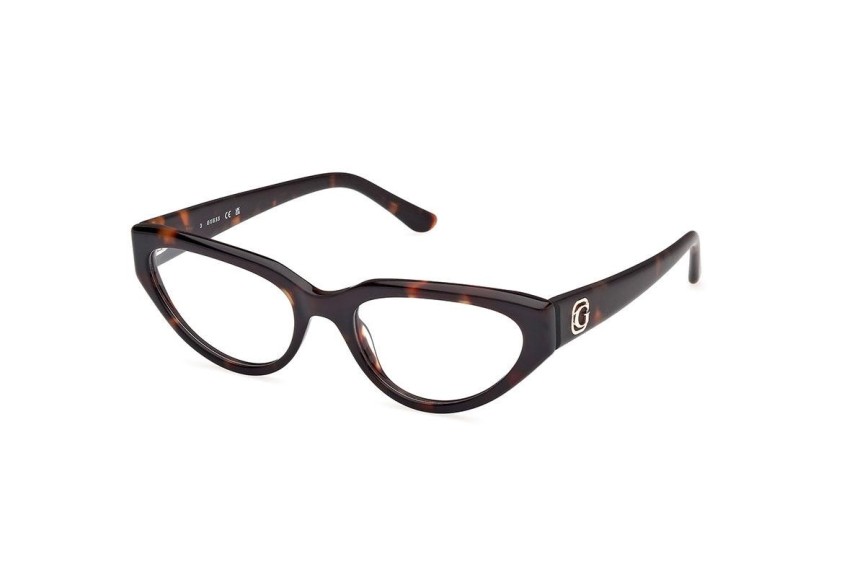 Okulary korekcyjne Guess GU50113 052 Kocie oczy Havana