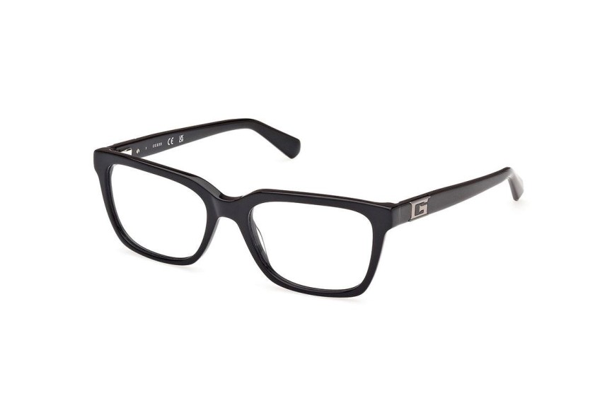 Okulary korekcyjne Guess GU50132 001 Kwadratowe Czarne