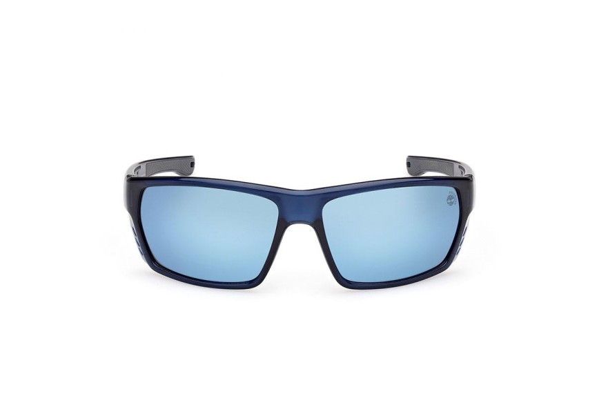 Okulary przeciwsłoneczne Timberland TB00002 90D Polarized Prostokątne Niebieskie