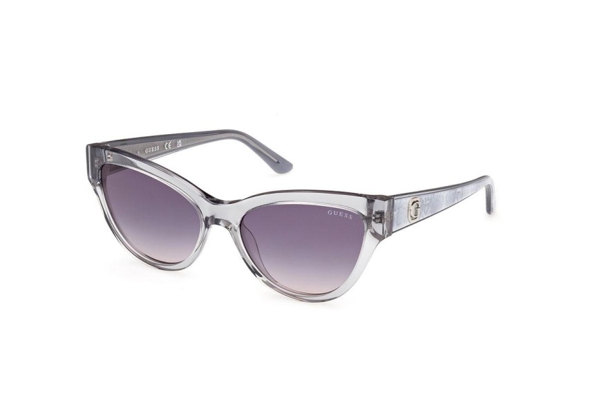 Okulary przeciwsłoneczne Guess GU00112 20B Kocie oczy Szare