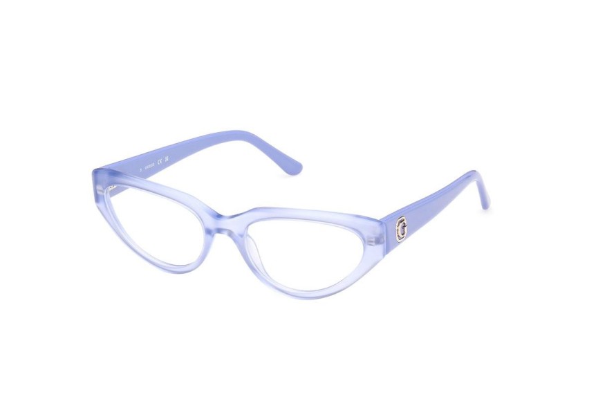 Okulary korekcyjne Guess GU50113 081 Kocie oczy Fioletowe