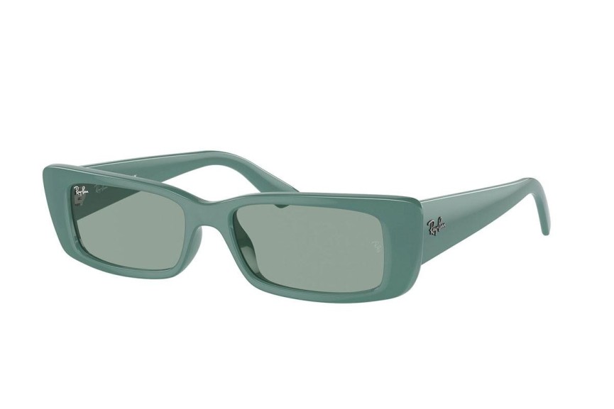 Okulary przeciwsłoneczne Ray-Ban RB4425 676282 Prostokątne Zielone