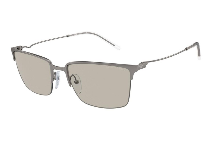 Okulary przeciwsłoneczne Emporio Armani EA2155 3003/3 Kwadratowe Szare