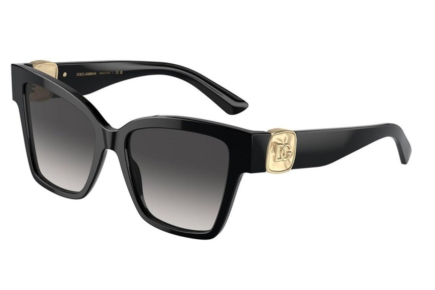 Okulary przeciwsłoneczne Dolce & Gabbana DG4470 501/8G Kwadratowe Czarne