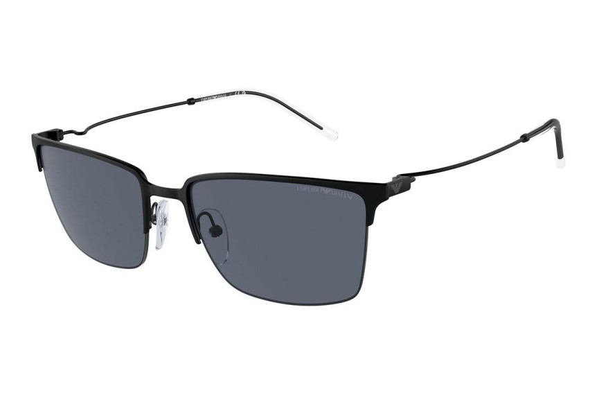 Okulary przeciwsłoneczne Emporio Armani EA2155 300187 Kwadratowe Czarne