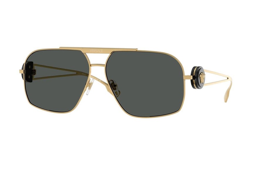 Okulary przeciwsłoneczne Versace VE2269 100287 Pilotki (Aviator) Złote