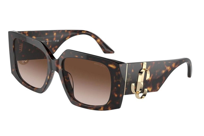 Okulary przeciwsłoneczne Jimmy Choo JC5006U 500213 Kocie oczy Havana