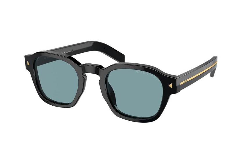 Okulary przeciwsłoneczne Prada PRA16S 16K04D Polarized Owalne Czarne