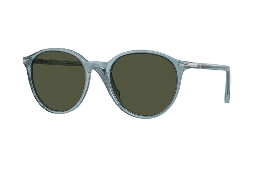 Okulary przeciwsłoneczne Persol PO3350S 120431 Okrągłe Niebieskie