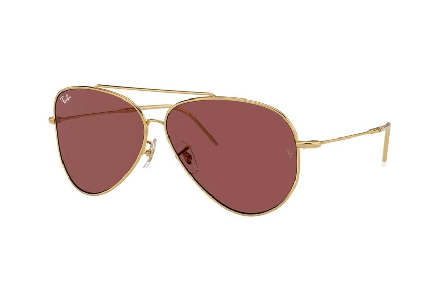 Okulary przeciwsłoneczne Ray-Ban Aviator Reverse RBR0101S 001/69 Pilotki (Aviator) Złote