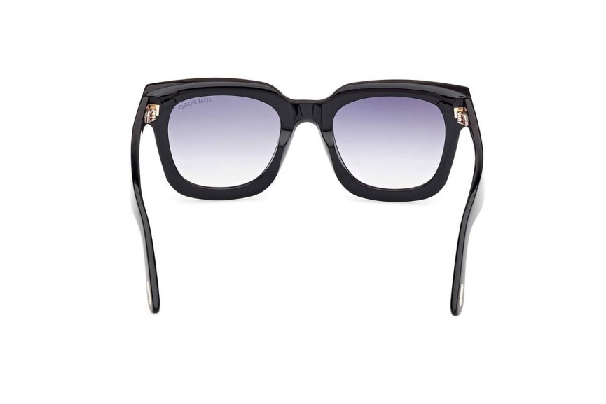 Okulary przeciwsłoneczne Tom Ford FT1115 01B Kwadratowe Czarne