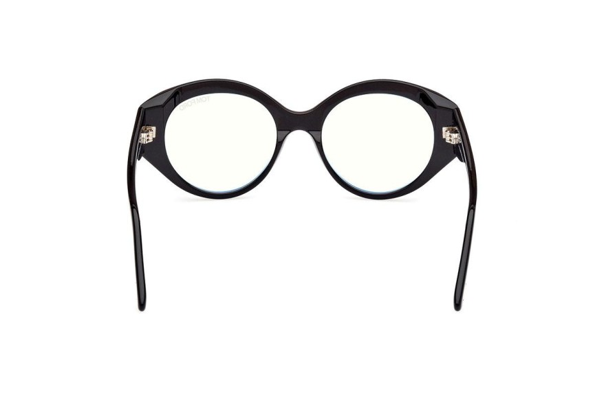 Okulary korekcyjne Tom Ford FT5950-B 001 Owalne Czarne