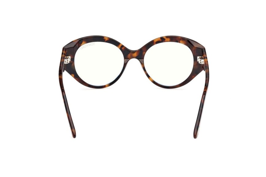 Okulary korekcyjne Tom Ford FT5950-B 052 Owalne Havana