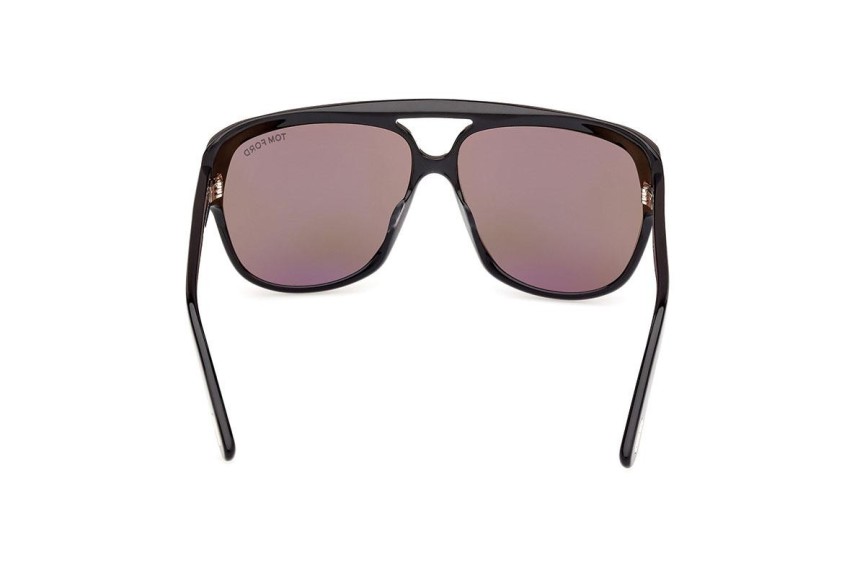 Okulary przeciwsłoneczne Tom Ford FT1103 01L Kwadratowe Czarne